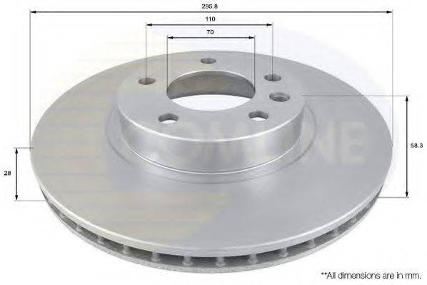 гальмівний диск COMLINE ADC1118V