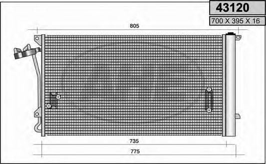 Конденсатор, кондиціонер AHE 43120