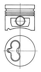 Поршень KOLBENSCHMIDT 40070600