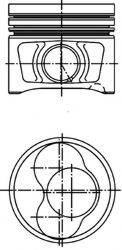Поршень KOLBENSCHMIDT 40408600