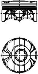 Поршень KOLBENSCHMIDT 40420600
