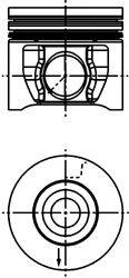 Поршень KOLBENSCHMIDT 40830610