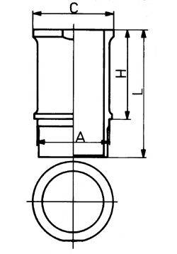 Гільза циліндра KOLBENSCHMIDT 89584110