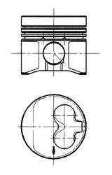 Поршень KOLBENSCHMIDT 91429620