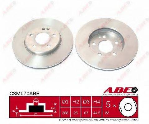 гальмівний диск ABE C3M070ABE