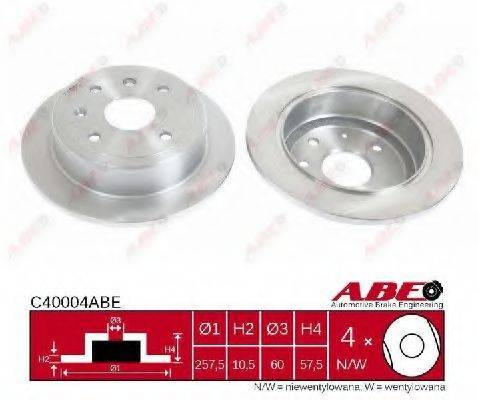 гальмівний диск ABE C40004ABE