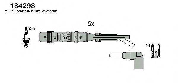 Комплект дротів запалення HITACHI 134293