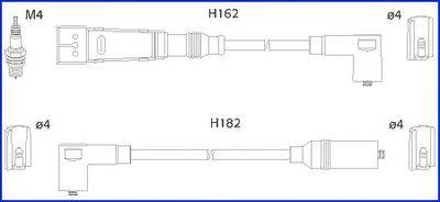 Комплект дротів запалення HITACHI 134785