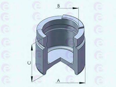 Поршень, корпус скоби гальма ERT 150847-C