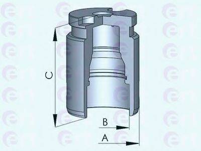 Поршень, корпус скоби гальма ERT 151250-C