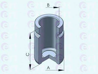Поршень, корпус скоби гальма ERT 151204-C