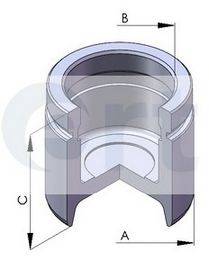 Поршень, корпус скоби гальма ERT 150283-C
