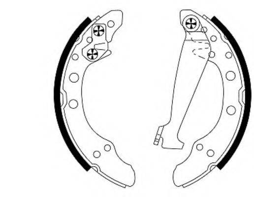 Комплект гальмівних колодок HELLA PAGID 8DB 355 001-311