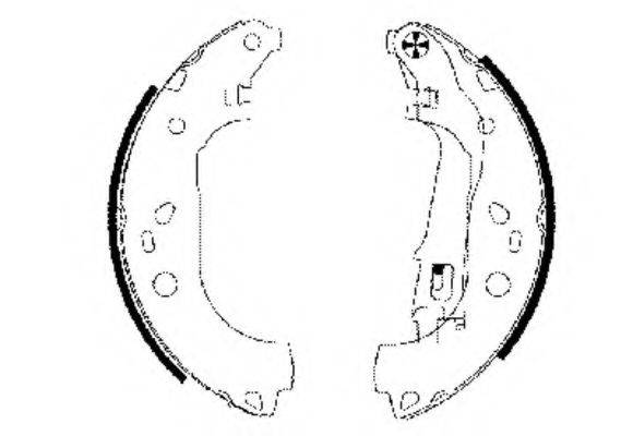 Комплект гальмівних колодок HELLA PAGID 8DB 355 002-781