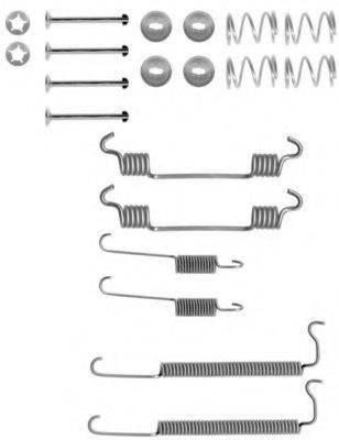 Комплектуючі, гальмівна колодка HELLA PAGID 8DZ 355 200-811