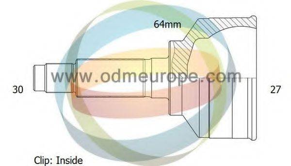 Шарнірний комплект, приводний вал ODM-MULTIPARTS 12-211920