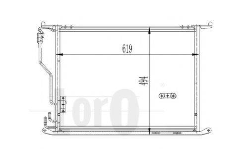 Конденсатор, кондиціонер LORO 054-016-0010