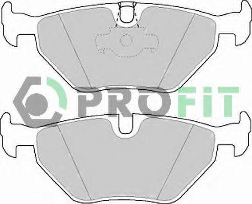 Комплект гальмівних колодок, дискове гальмо PROFIT 5000-1075