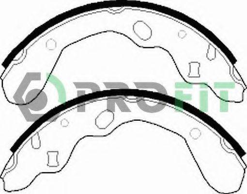 Комплект гальмівних колодок PROFIT 5001-0540