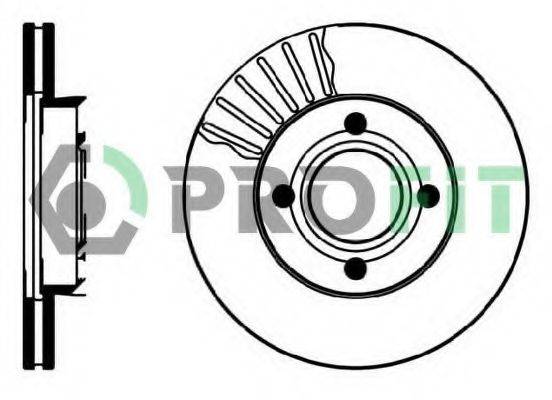 гальмівний диск PROFIT 5010-0193
