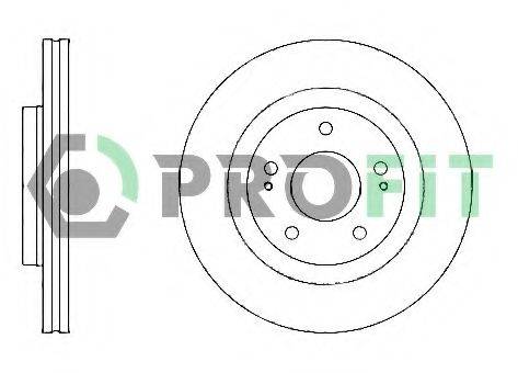 гальмівний диск PROFIT 5010-1659