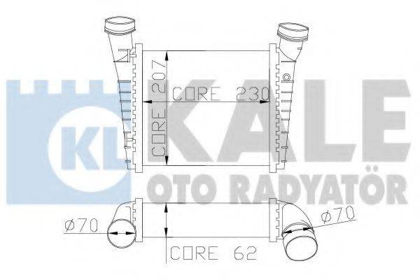 Інтеркулер KALE OTO RADYATOR 342700