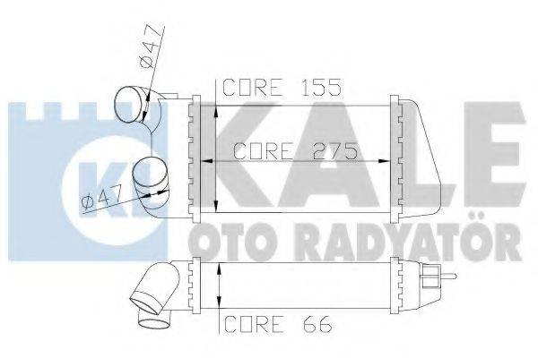 Інтеркулер KALE OTO RADYATOR 344100