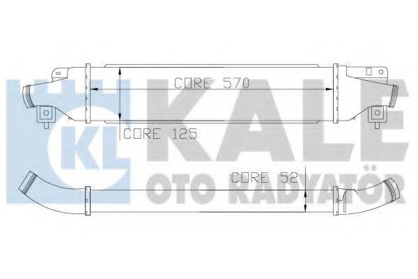 Інтеркулер KALE OTO RADYATOR 345500