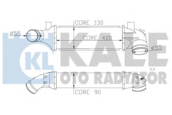 Інтеркулер KALE OTO RADYATOR 346600