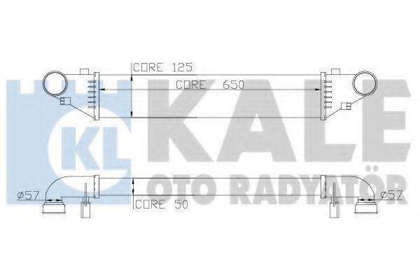 Інтеркулер KALE OTO RADYATOR 347500