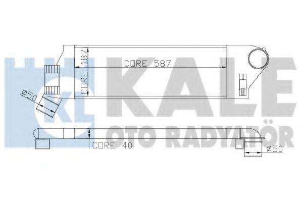 Інтеркулер KALE OTO RADYATOR 348300