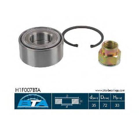 Комплект підшипника ступиці колеса BTA H1F007BTA