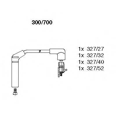 Комплект дротів запалення BREMI 300/700