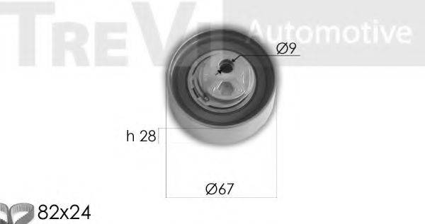 Комплект ременя ГРМ TREVI AUTOMOTIVE KD1302