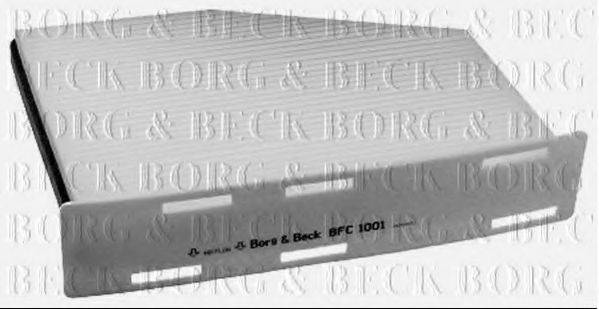 Фільтр, повітря у внутрішньому просторі BORG & BECK BFC1001