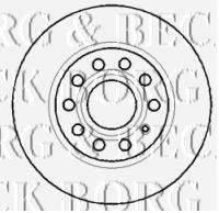 гальмівний диск BORG & BECK BBD4315