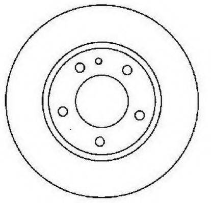 гальмівний диск JURID 561520JC