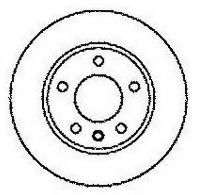 гальмівний диск JURID 561609JC