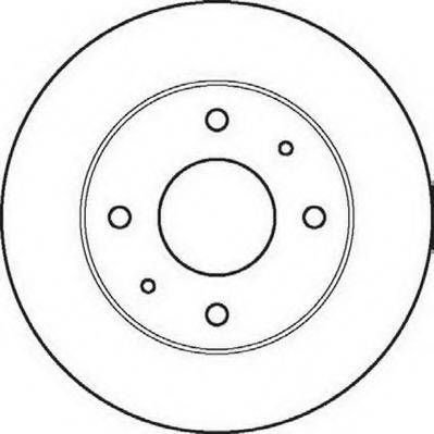 гальмівний диск JURID 561861JC
