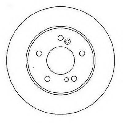 гальмівний диск JURID 562014JC