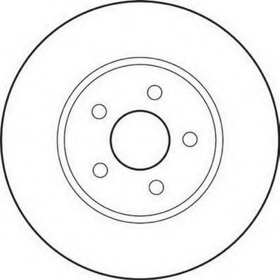 гальмівний диск JURID 562180JC