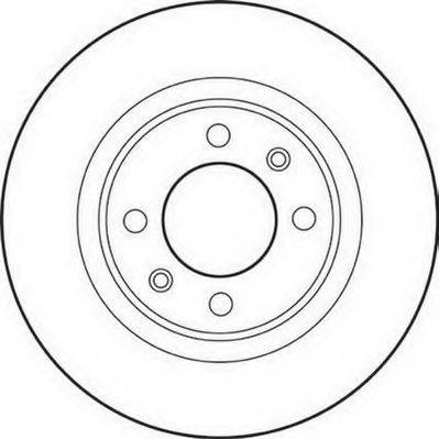 гальмівний диск JURID 562189JC