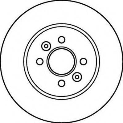 гальмівний диск JURID 562201JC