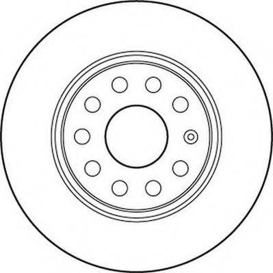 гальмівний диск JURID 562237JC