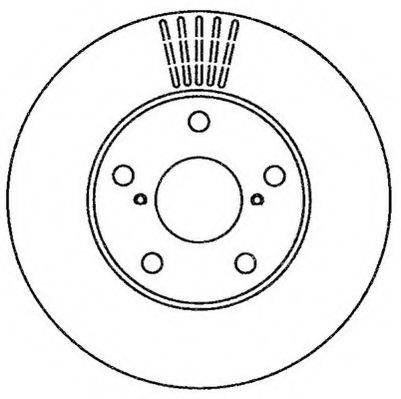 гальмівний диск JURID 562269JC