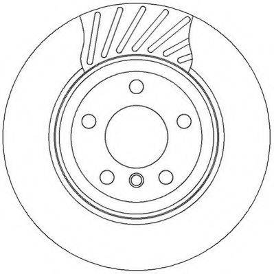 гальмівний диск JURID 562327JC
