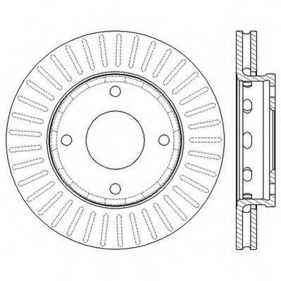 гальмівний диск JURID 562575JC