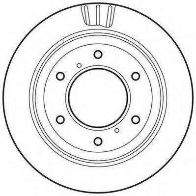 гальмівний диск JURID 562777JC