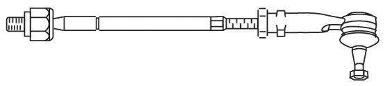 Поперечна рульова тяга FRAP T/596