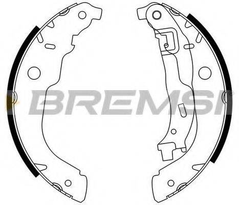 Комплект гальмівних колодок BREMSI GF0389